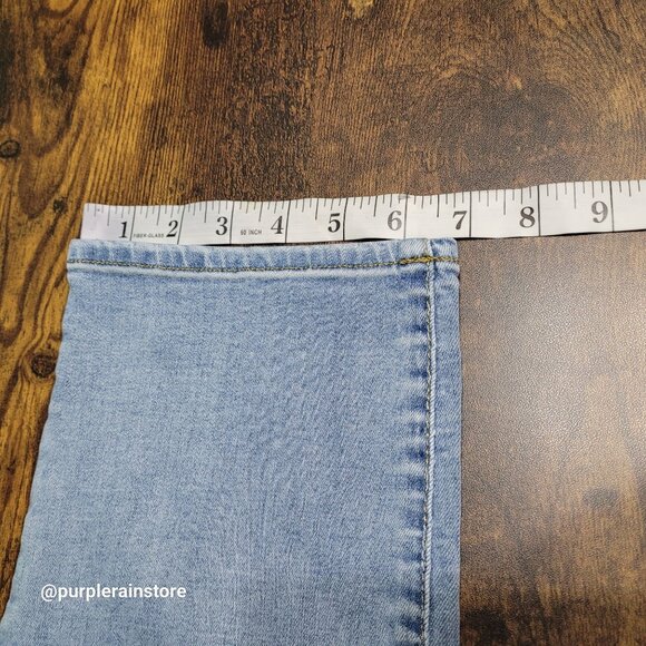 GAP Girlfriend Jeans Size 31 High Rise Medium Light Wash Stretch Denim - Picture 10 of 12